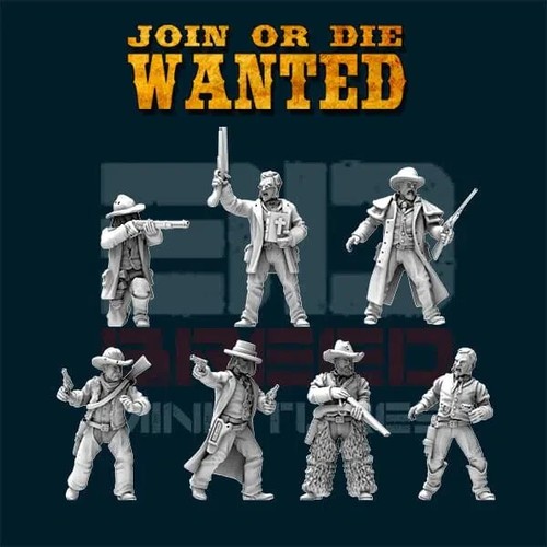 32mm wild west figures - wild,