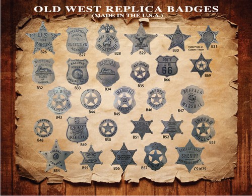 Old west western badges buyers - western, badges,buyers
