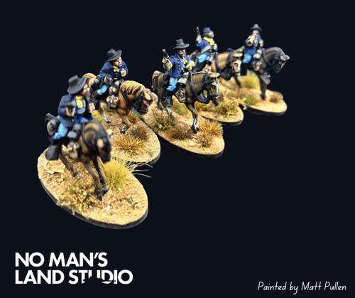 7th cavalry wild west 28mm - cavalry,