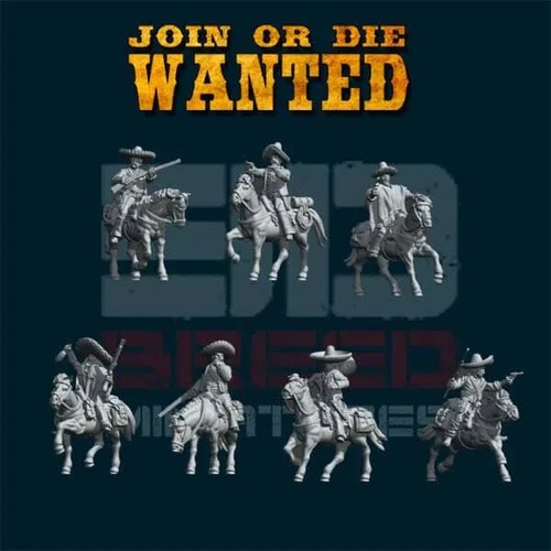 32mm wild west figures - wild,