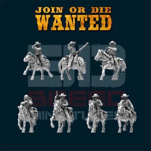 32mm wild west figures - wild,
