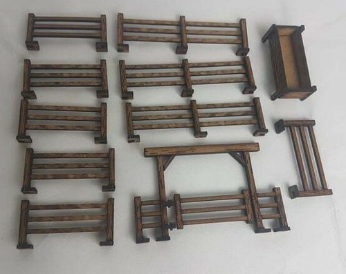 28mm wild west - , fences