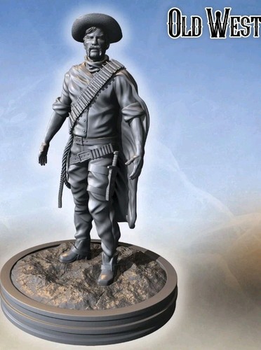 28mm wild west man - wild, hat